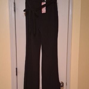 SHEIN Black Wide Leg Women's Pants